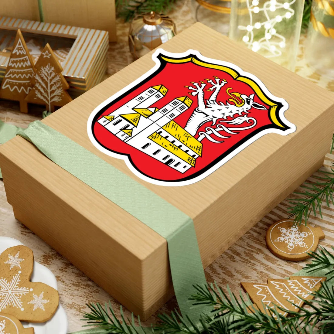 DEU Altenstadt Oberbayern COA (Germany) (Coat of Arms) STICKER Vinyl Kiss-Cut Decal - The Sticker Space