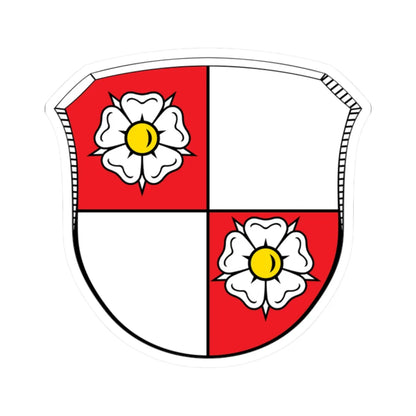 DEU Altertheim Unterfranken COA (Germany) (Coat of Arms) STICKER Vinyl Kiss-Cut Decal 2 Inch White - The Sticker Space