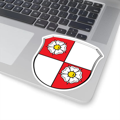 DEU Altertheim Unterfranken COA (Germany) (Coat of Arms) STICKER Vinyl Kiss-Cut Decal - The Sticker Space