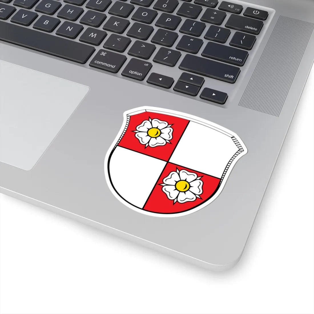 DEU Altertheim Unterfranken COA (Germany) (Coat of Arms) STICKER Vinyl Kiss-Cut Decal - The Sticker Space