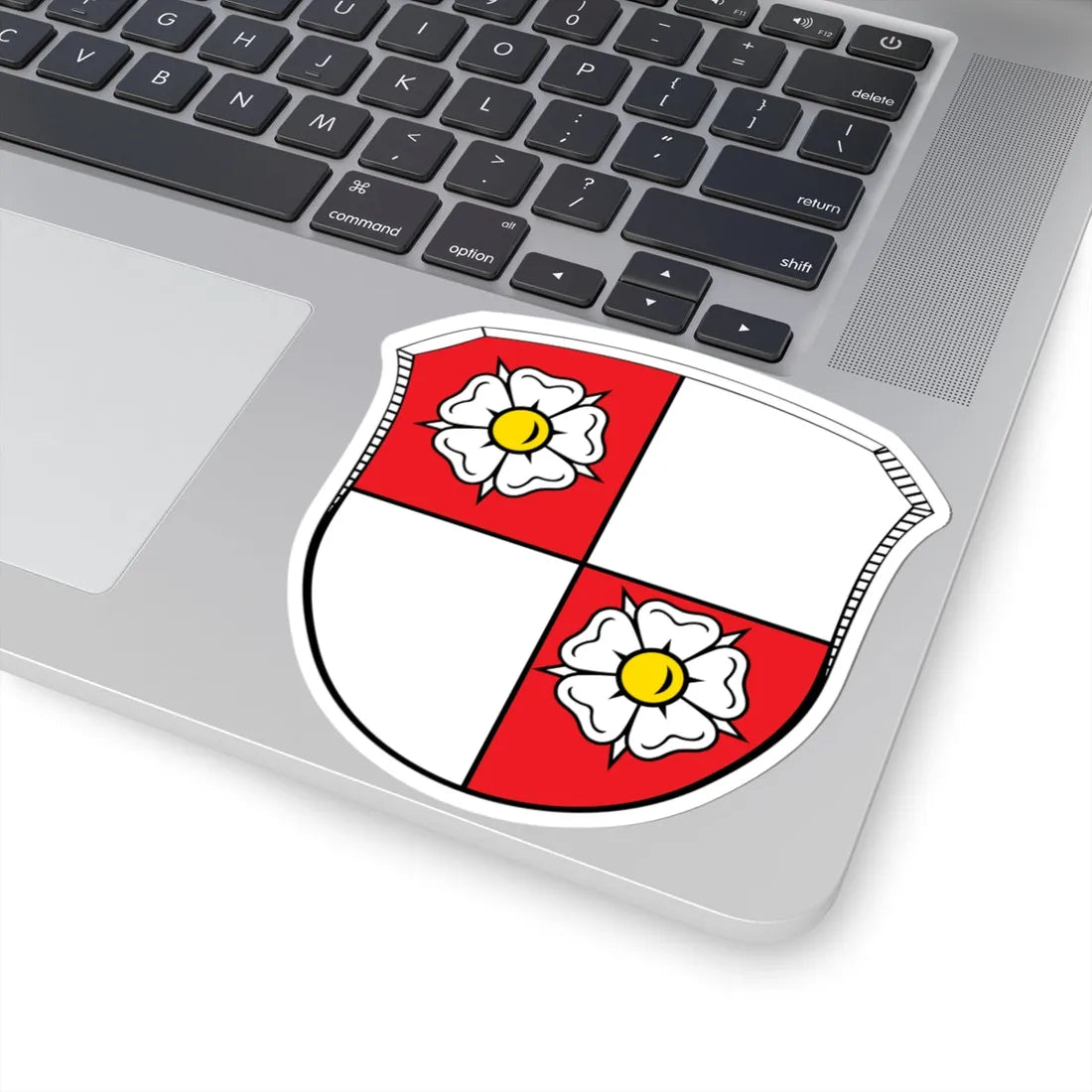 DEU Altertheim Unterfranken COA (Germany) (Coat of Arms) STICKER Vinyl Kiss-Cut Decal - The Sticker Space