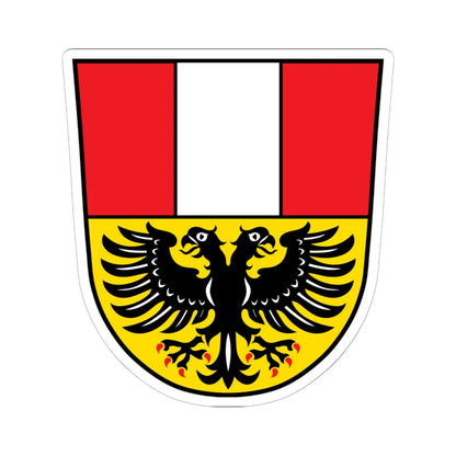 DEU Altfraunhofen COA (Germany) (Coat of Arms) STICKER Vinyl Kiss-Cut Decal 6 Inch White - The Sticker Space