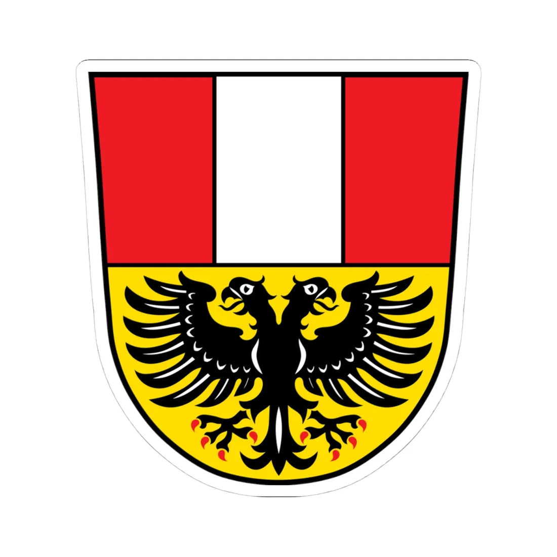 DEU Altfraunhofen COA (Germany) (Coat of Arms) STICKER Vinyl Kiss-Cut Decal - The Sticker Space
