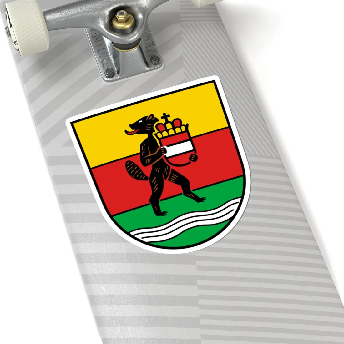 DEU Altheim bei Riedlingen COA (Germany) (Coat of Arms) STICKER Vinyl Kiss-Cut Decal - The Sticker Space