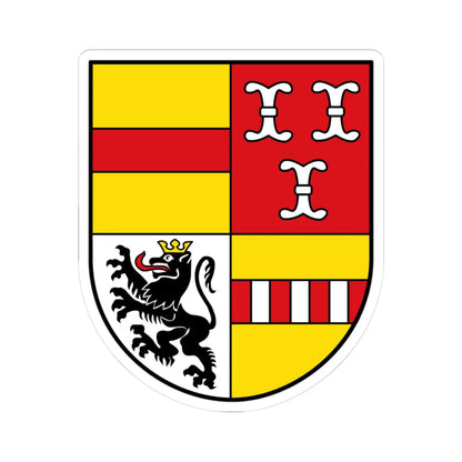 DEU Altkreis Borken COA (Germany) (Coat of Arms) STICKER Vinyl Kiss-Cut Decal 3 Inch White - The Sticker Space