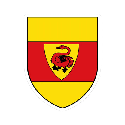 DEU Altkreis Steinfurt COA (Germany) (Coat of Arms) STICKER Vinyl Kiss-Cut Decal 3 Inch White - The Sticker Space