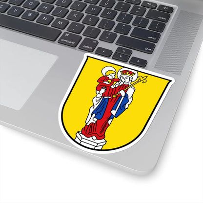 DEU Altoetting COA (Germany) (Coat of Arms) STICKER Vinyl Kiss-Cut Decal - The Sticker Space
