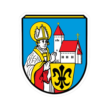 DEU Altomünster COA (Germany) (Coat of Arms) STICKER Vinyl Kiss-Cut Decal 3 Inch White - The Sticker Space