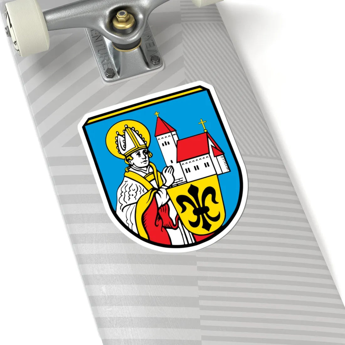 DEU Altomünster COA (Germany) (Coat of Arms) STICKER Vinyl Kiss-Cut Decal - The Sticker Space
