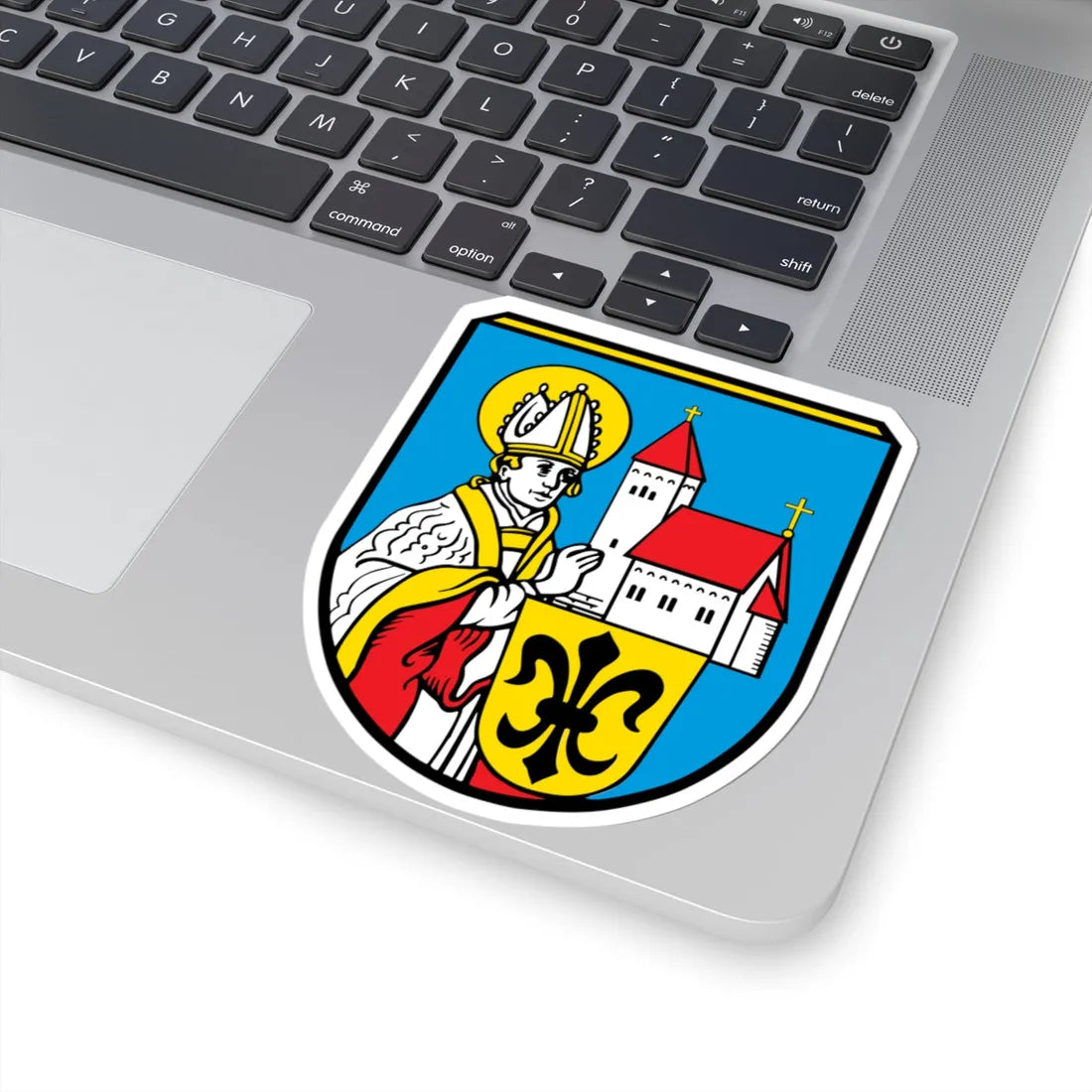 DEU Altomünster COA (Germany) (Coat of Arms) STICKER Vinyl Kiss-Cut Decal - The Sticker Space