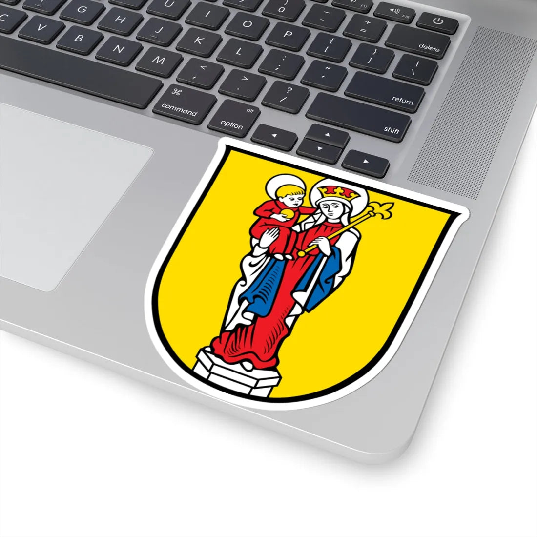 DEU Altötting COA (Germany) (Coat of Arms) STICKER Vinyl Kiss-Cut Decal - The Sticker Space