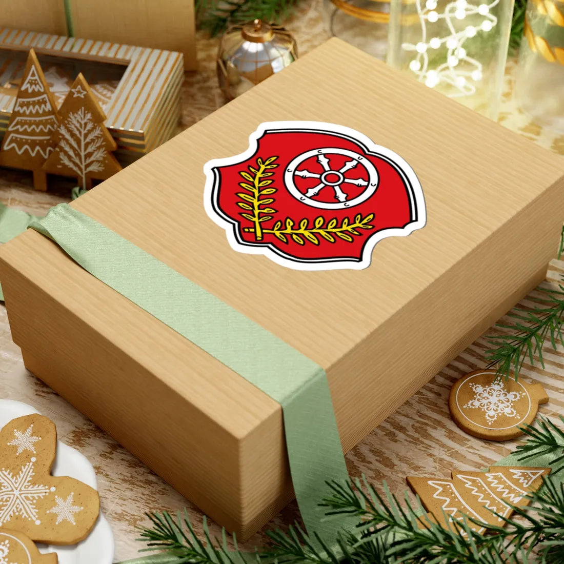 DEU Alzenau COA (Germany) (Coat of Arms) STICKER Vinyl Kiss-Cut Decal - The Sticker Space