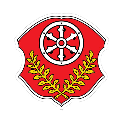 DEU Alzenau i. UFr. COA (Germany) (Coat of Arms) STICKER Vinyl Kiss-Cut Decal 4 Inch White - The Sticker Space
