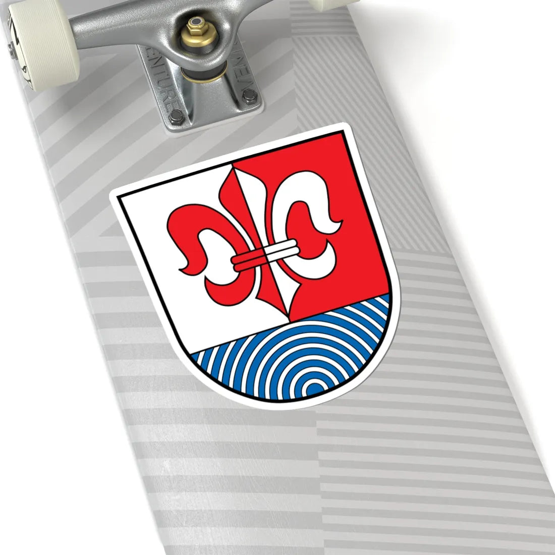 DEU Amberg Unterallgäu COA (Germany) (Coat of Arms) STICKER Vinyl Kiss-Cut Decal - The Sticker Space