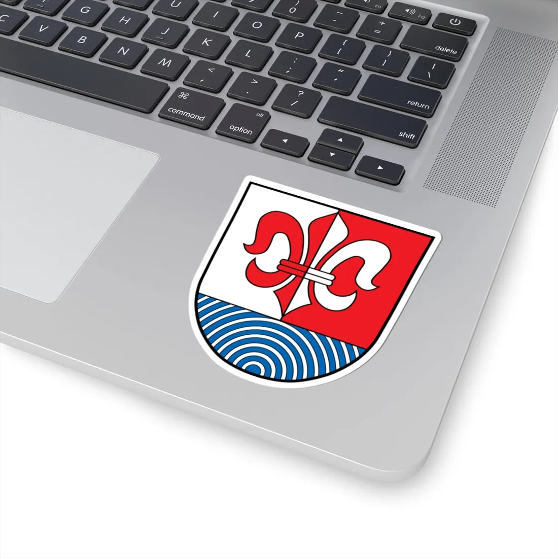 DEU Amberg Unterallgäu COA (Germany) (Coat of Arms) STICKER Vinyl Kiss-Cut Decal - The Sticker Space