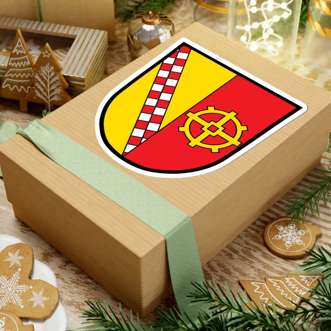 DEU Ammerndorf COA (Germany) (Coat of Arms) STICKER Vinyl Kiss-Cut Decal - The Sticker Space