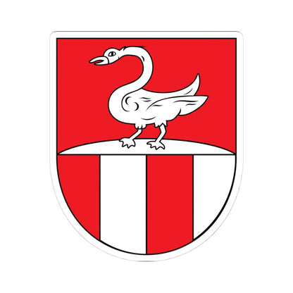 DEU Ammerthal COA (Germany) (Coat of Arms) STICKER Vinyl Kiss-Cut Decal 4 Inch White - The Sticker Space