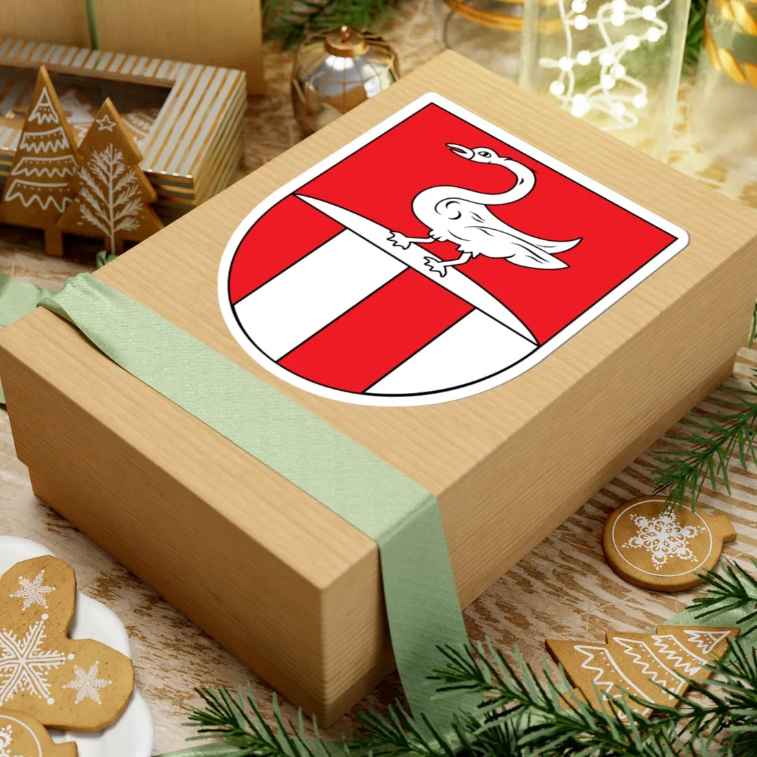 DEU Ammerthal COA (Germany) (Coat of Arms) STICKER Vinyl Kiss-Cut Decal - The Sticker Space