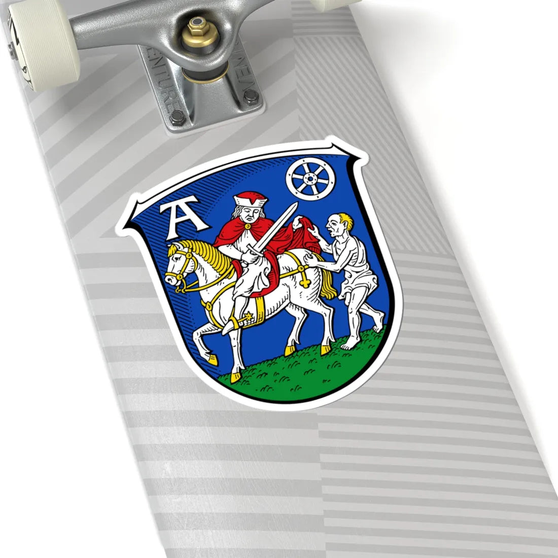 DEU Amöneburg COA (Germany) (Coat of Arms) STICKER Vinyl Kiss-Cut Decal - The Sticker Space