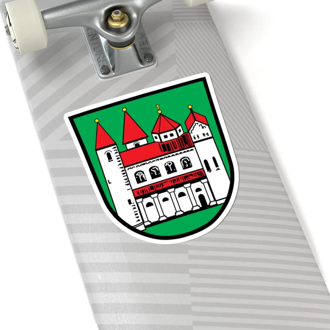 DEU Amorbach COA (Germany) (Coat of Arms) STICKER Vinyl Kiss-Cut Decal - The Sticker Space