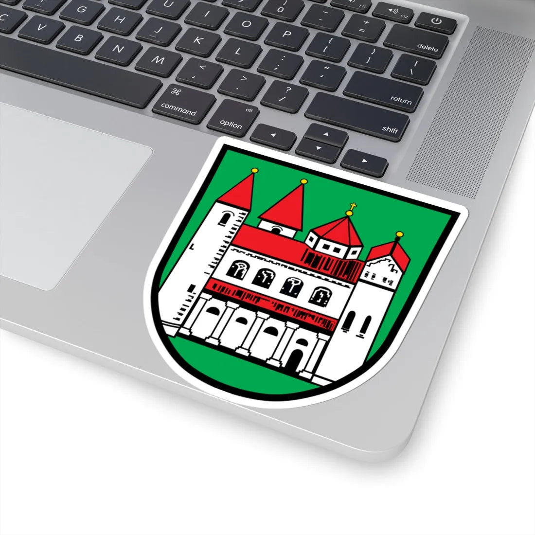 DEU Amorbach COA (Germany) (Coat of Arms) STICKER Vinyl Kiss-Cut Decal - The Sticker Space