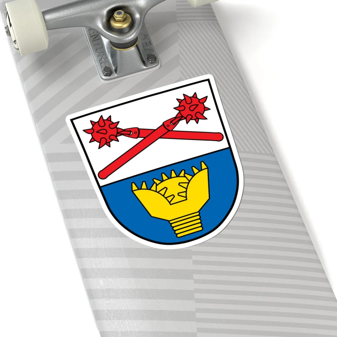 DEU Ampfing COA (Germany) (Coat of Arms) STICKER Vinyl Kiss-Cut Decal - The Sticker Space