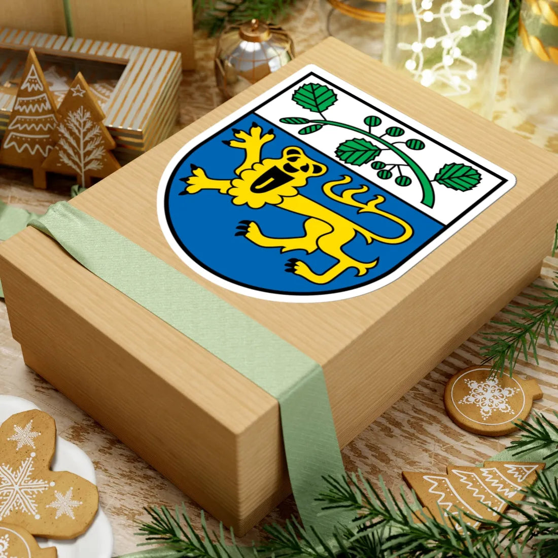 DEU Andechs COA (Germany) (Coat of Arms) STICKER Vinyl Kiss-Cut Decal - The Sticker Space