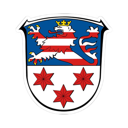 DEU Angelburg COA (Germany) (Coat of Arms) STICKER Vinyl Kiss-Cut Decal 4 Inch White - The Sticker Space