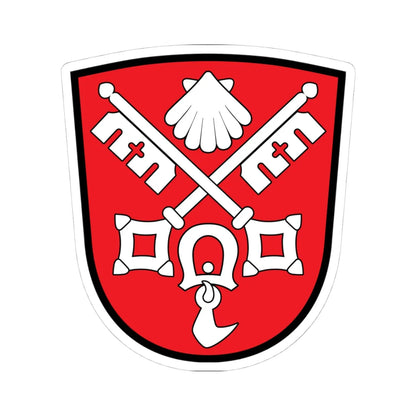 DEU Anger COA (Germany) (Coat of Arms) STICKER Vinyl Kiss-Cut Decal 4 Inch White - The Sticker Space