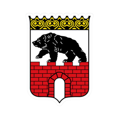 DEU Anhalt 1924-1945 COA (Germany) (Coat of Arms) STICKER Vinyl Kiss-Cut Decal 2 Inch White - The Sticker Space