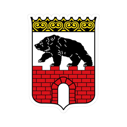 DEU Anhalt 1924-1945 COA (Germany) (Coat of Arms) STICKER Vinyl Kiss-Cut Decal 3 Inch White - The Sticker Space