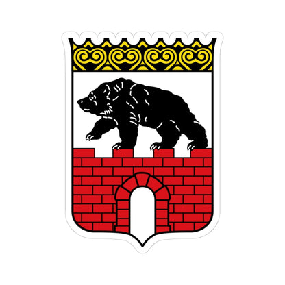 DEU Anhalt 1924-1945 COA (Germany) (Coat of Arms) STICKER Vinyl Kiss-Cut Decal 4 Inch White - The Sticker Space