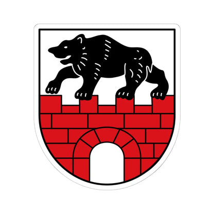 DEU Anhalt COA simplified (Germany) (Coat of Arms) STICKER Vinyl Kiss-Cut Decal 6 Inch White - The Sticker Space