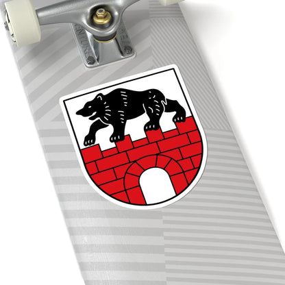 DEU Anhalt COA simplified (Germany) (Coat of Arms) STICKER Vinyl Kiss-Cut Decal - The Sticker Space