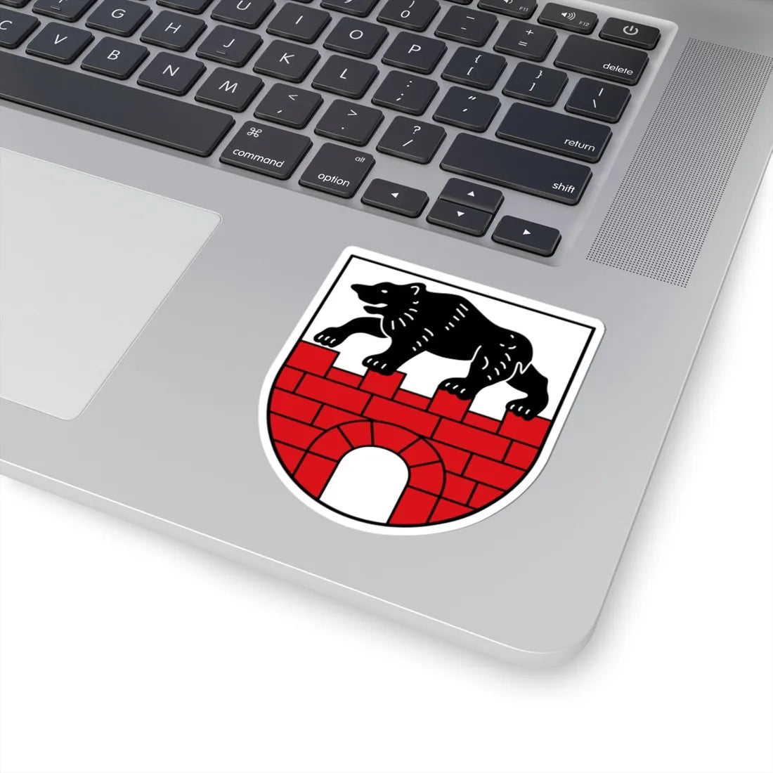 DEU Anhalt COA simplified (Germany) (Coat of Arms) STICKER Vinyl Kiss-Cut Decal - The Sticker Space