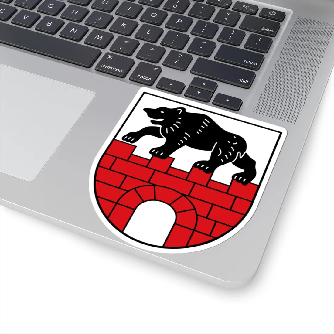 DEU Anhalt COA simplified (Germany) (Coat of Arms) STICKER Vinyl Kiss-Cut Decal - The Sticker Space