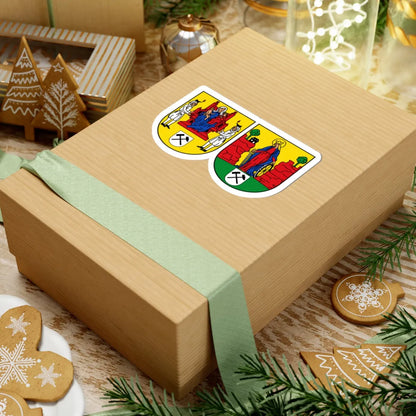 DEU Annaberg-Buchholz COA (Germany) (Coat of Arms) STICKER Vinyl Kiss-Cut Decal - The Sticker Space