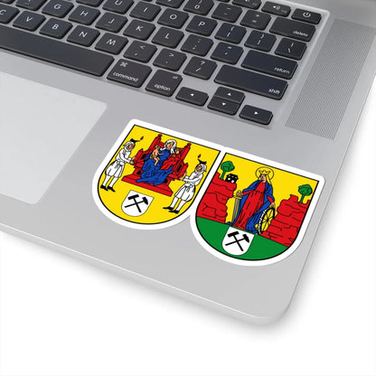 DEU Annaberg-Buchholz COA (Germany) (Coat of Arms) STICKER Vinyl Kiss-Cut Decal - The Sticker Space