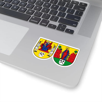 DEU Annaberg-Buchholz COA (Germany) (Coat of Arms) STICKER Vinyl Kiss-Cut Decal - The Sticker Space
