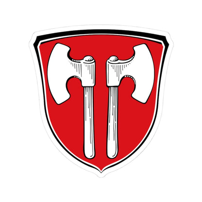 DEU Antrifttal COA (Germany) (Coat of Arms) STICKER Vinyl Kiss-Cut Decal 3 Inch White - The Sticker Space