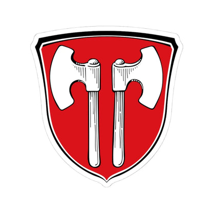 DEU Antrifttal COA (Germany) (Coat of Arms) STICKER Vinyl Kiss-Cut Decal 4 Inch White - The Sticker Space