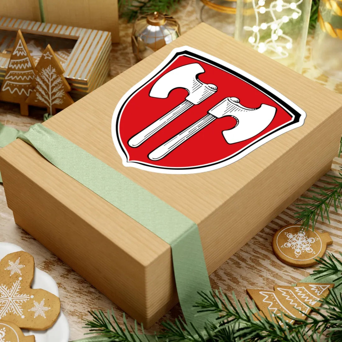 DEU Antrifttal COA (Germany) (Coat of Arms) STICKER Vinyl Kiss-Cut Decal - The Sticker Space