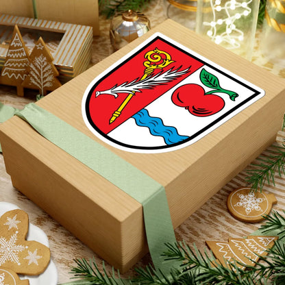 DEU Apfeltrach COA (Germany) (Coat of Arms) STICKER Vinyl Kiss-Cut Decal - The Sticker Space