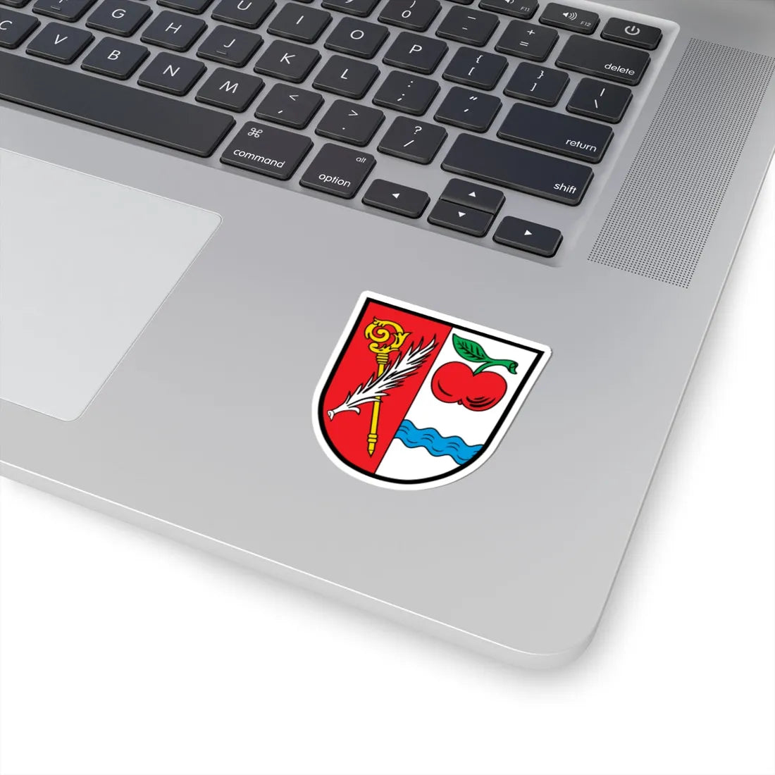 DEU Apfeltrach COA (Germany) (Coat of Arms) STICKER Vinyl Kiss-Cut Decal - The Sticker Space