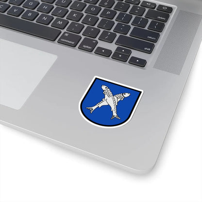 DEU Arnsdorf-Fischbach COA (Germany) (Coat of Arms) STICKER Vinyl Kiss-Cut Decal - The Sticker Space