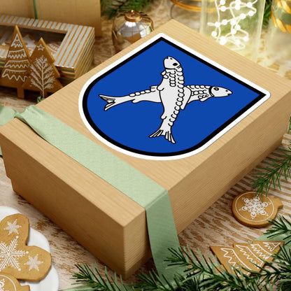 DEU Arnsdorf-Fischbach COA (Germany) (Coat of Arms) STICKER Vinyl Kiss-Cut Decal - The Sticker Space