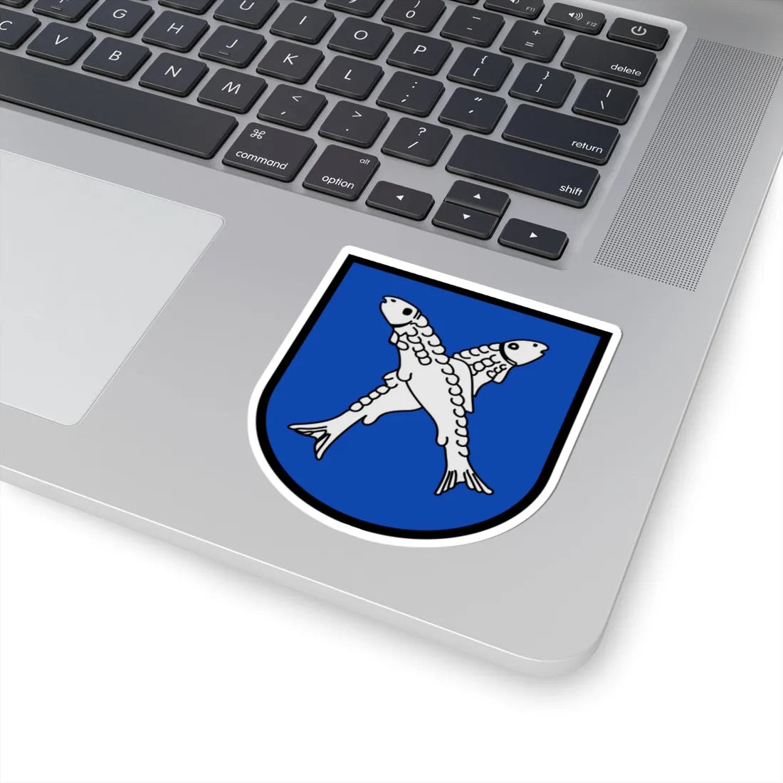 DEU Arnsdorf-Fischbach COA (Germany) (Coat of Arms) STICKER Vinyl Kiss-Cut Decal - The Sticker Space