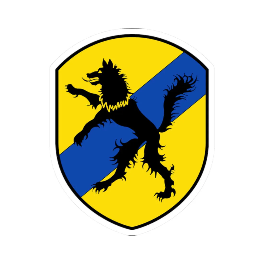 DEU Arnsdorf-Kleinwolmsdorf COA (Germany) (Coat of Arms) STICKER Vinyl Kiss-Cut Decal 2 Inch White - The Sticker Space