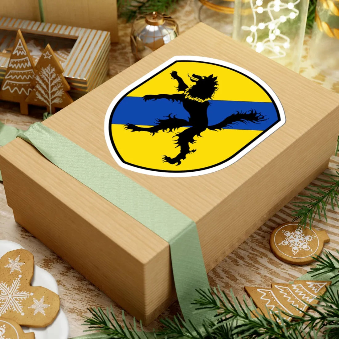 DEU Arnsdorf-Kleinwolmsdorf COA (Germany) (Coat of Arms) STICKER Vinyl Kiss-Cut Decal - The Sticker Space