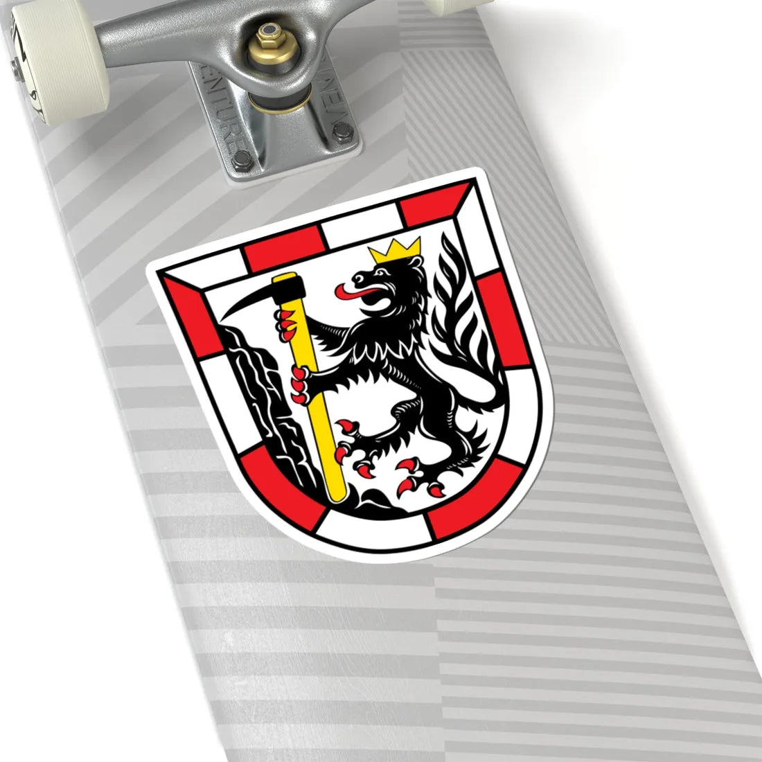 DEU Arzberg Oberfranken COA (Germany) (Coat of Arms) STICKER Vinyl Kiss-Cut Decal - The Sticker Space